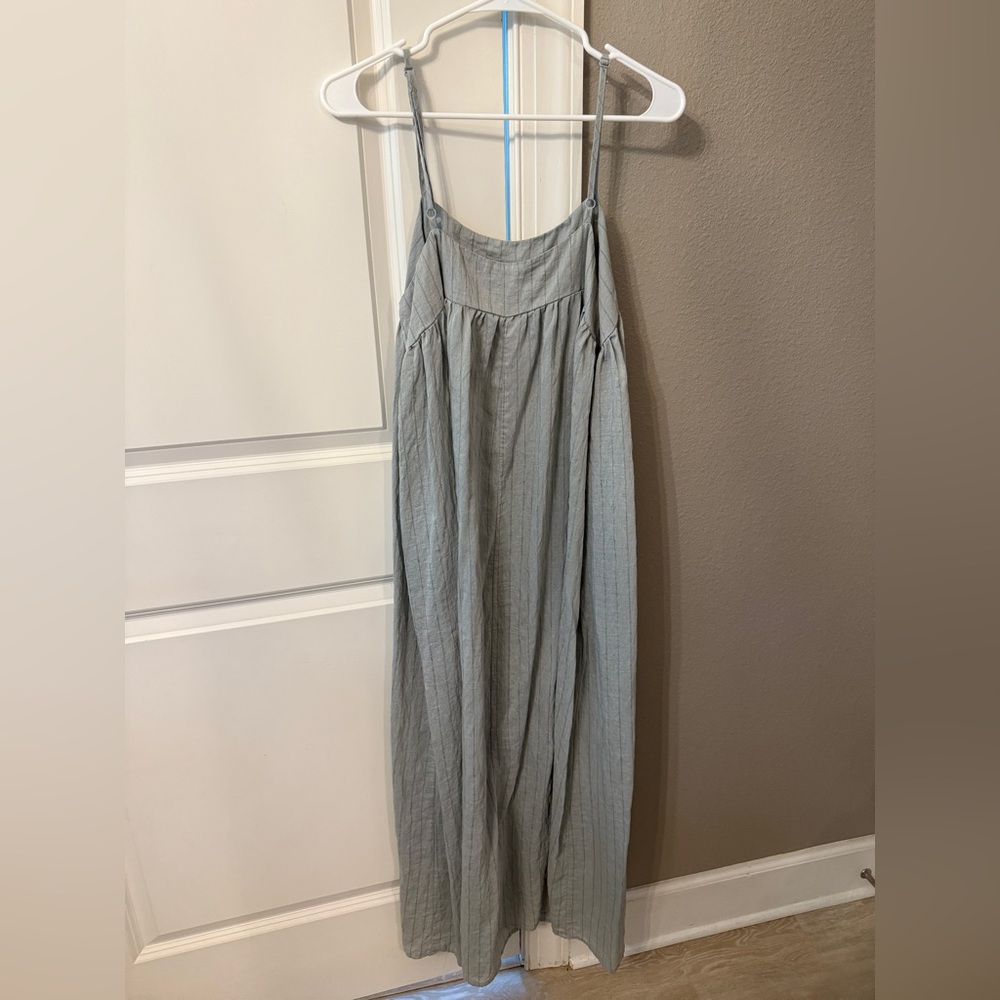 SHEIN Elegant Gray/Blue Maxi Dress - Picture 2 of 4